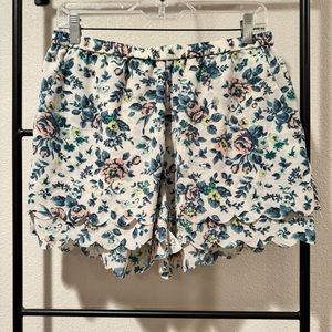 Anthropologie Eloise Floral Shorts